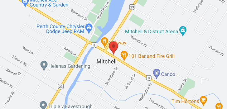 map of 53 MITCHELL CRESCENT
